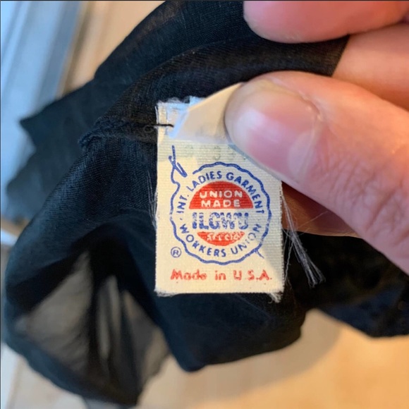 VINTAGE Saks Fifth Avenue Dress Size S Black - Picture 8 of 10